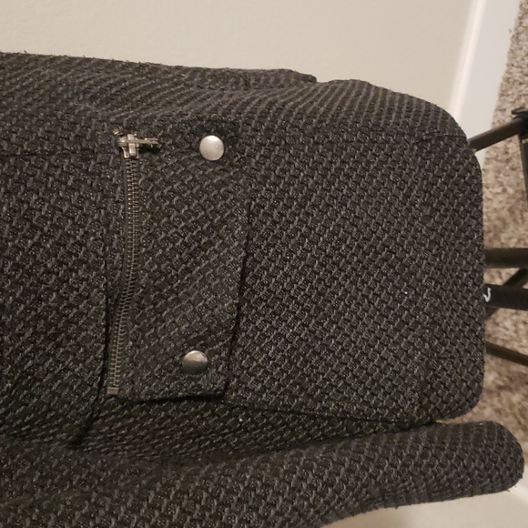 Warm wool black coat - Picture 3 of 7